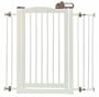 Richell Wood One-Touch Pet Gate, White Finish