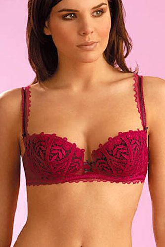Lejaby Black Beauty demi cup bra