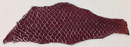 Purple Genuine Tilapia Fish Skin Hide Leather