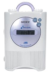 Sony ICF-CD73V Shower CD Player/Clock Radio (White)