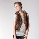 Fossil Emma Faux Fur Vest