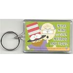 South Park Mr. Garrison and Mr. Hand "What Kind Of Sick Weirdo Are You?" Keychain