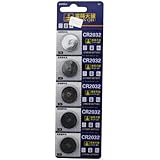 2032 Battery (CR2032/ DL2032/ E-CR2032/ SB-T51/ LF1/ 2V) Lithium 3v (1 Pack of 5)