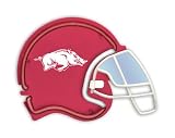 University of Arkansas Razorbacks Neon Football Helmet