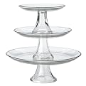 Tiered Pedestal Serving Plates - Set of 3