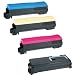 4 x Toner für Kyocera TK-550 schwarz+color, Schwarz 7.000 Seiten,color 6.000 seiten passend für Kyocera FS-C 5200 DN Kyocera Mita FS-C 5200 DN Mita FS-C 5200 DN kompatibel (BK,C,Y,M)
