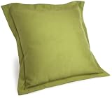 Pinzon Colours Cotton Matelasse Euro Sham, Green