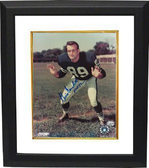 Gino Marchetti signed Baltimore Colts 8x10 Photo HOF 72 Custom Framed