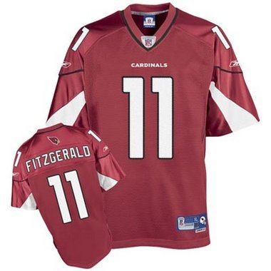 Larry Fitzgerald Jersey: Reebok Red Replica #11 Arizona Cardinals Jersey - X-Large