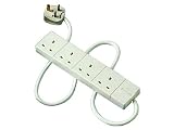 Review Masterplug MSTBFG2 / Masterplug 4 Gang Extension Lead 2m 13a White
