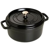 Staub ストウブ ココット・ラウンド 24cm ブラック 1102425 (40500-241-0) [並行輸入品]