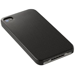Deff monCarbone リアルカーボンケース iPhone4/4S用 グロスミラー ミッドナイトブラック MCB-IP4MI