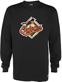 Baltimore Orioles Black Primary Logo Thermal Long Sleeve Shirt
