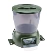 Programmable Automatic Pond Fish Food Feeder With LCD display (Grass green) Programmable Automatic Pond Fish Food Feeder With LCD display (Grass green)