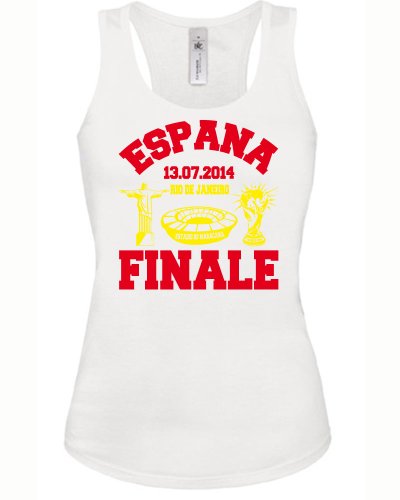SPANIEN FAN SHIRT – RIO DE JANEIRO FINALE 13.07.2014 3354(TT-F) Gr. S