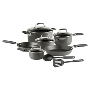 T-Fal Flexi-Grip Hard Anodized 12-Piece Cookware Set