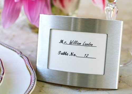 Elegant Arc Photo Frame and Placeholder (Set of 6) - Wedding Party Favors