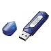 ELECOM USB2.0�t���b�V�������� 1GB �u���[�V���o�[ MF-AU201GBS
