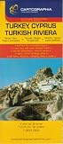 Turkey, Cyprus and Turkey Riviera Map by Cartographia (Cartographia Country Maps) (French and German Edition)