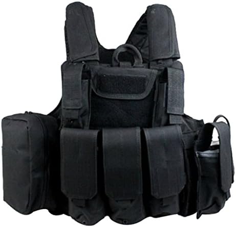Tactical vest CS Live Module War Amphibious Commando Vest Protective Combat Equipment in Black