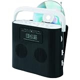 Cd-470b-bk Portable Stereo Cd Player With Am/fm Radio