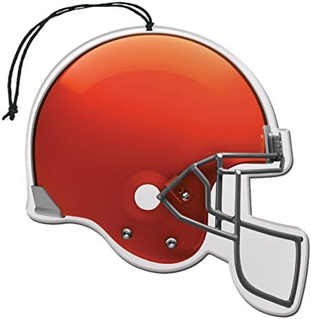 Licensed NFL Cleveland Browns Nu-Car Scent Helmet Shape Air Freshener 3 Pack Set Team Logo