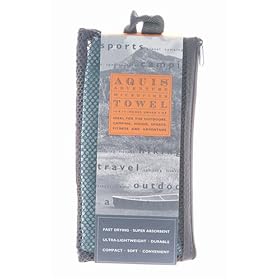 Aquis Adventure Microfiber Towel, Small (10 x 14-Inches)