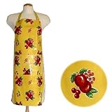Vinyl Basic Style Apron - Fruit Lemon