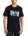 prAna Men's Blue Note Organic Tee, Black, Medium