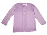 Alfred Dunner Silver Spring Long Sleeve Button Cardigan Sweater