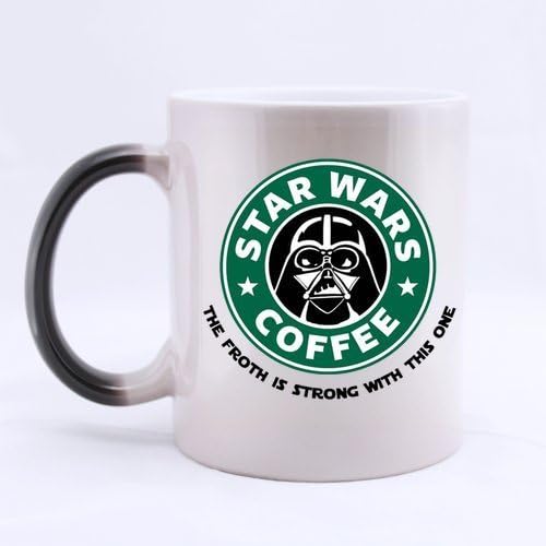 Love Cup Art Custom Star Wars Pattern Ceramic Magic Color Changing Morphing Mug
