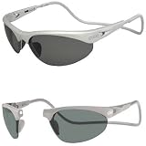 clic sunglassII クリックサングラス2 UV400仕様・偏光レンズ シルバー