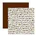 American Crafts Cardstock 12x12 Merrymint Foil Peanut Brittle 25pc