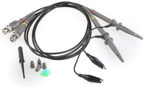 RioRand®1 Pair New Oscilloscope Scope Clip Probes Kit Probe P6100 100MHz X10/X1 600V