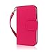 MPERO Flex FLIP Wallet Case for Samsung Galaxy S4 - Pink/Navy Blue
