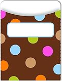 Creative Teaching Press Dots on Chocolate Library Pockets (6919)