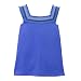 Girls' Cherokee  Sleeveless Smocked Square-Neck Tank - Blue