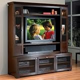 JSP Soprano S-20-C & S-20-H-Flat Panel Home Theater Credenza & Hutch - 10 Finishes
