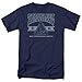 Star Trek Cadet Athletic Insignia - Starfleet Academy Adult T-Shirt, X-Large Navy