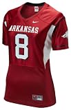 Arkansas Razorbacks Women's Nike Red #8 Football Replica Jersey