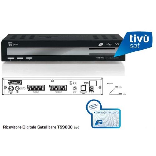 TeleSystem TS 9000 TIVU schwarz inkl. TIVU-SmartCard NEU