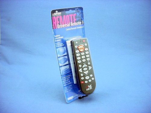 Leviton Universal 3 TV VCR DVD Remote Control