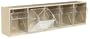 Quantum QTB 305 5-Compartment Clear Tip Out Bin