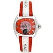 LoLo & Co Designer Watch - Tangerine - 49 Diamonds with Swiss Movement and 316L Stainless Steel
