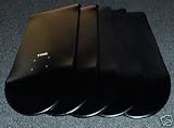 5 TMR Black Blank Blanks 7.5 Skateboard Deck+Pro Grip