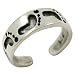Toe Sterling Silver Ring Footprints