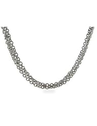 Sterling Silver Heart Strings Necklace