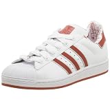 adidas Originals Womens Superstar 2 Sneaker,White/Dk Chili,10 M