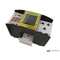Poker Kartenmischer, ein bis zwei Decks, schwarz