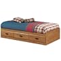 South Shore Furniture, Prairie Collection, Twin Mates Bed 39", Country Pine